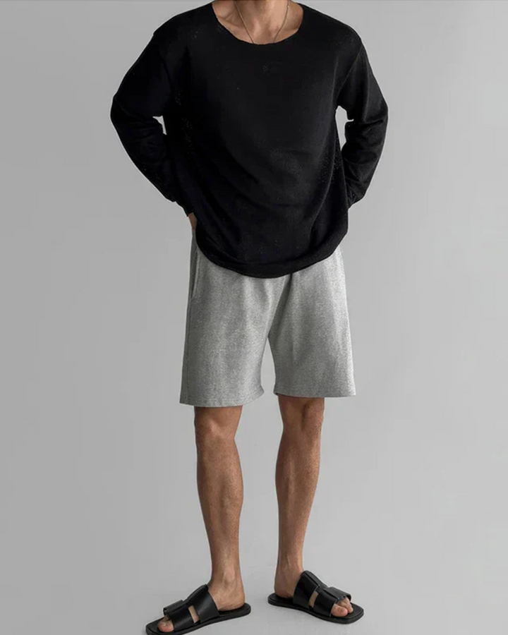 Alaric - חולצת טי שירט סרוגה קז'ואלית