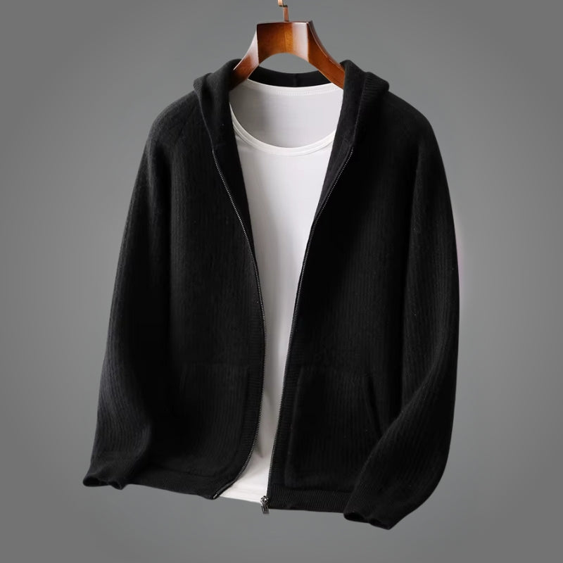 Romain - סווטשירט סרוג עם רוכסן