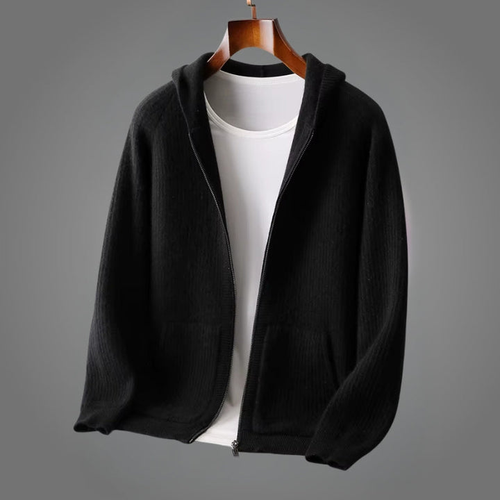 Romain - סווטשירט סרוג עם רוכסן