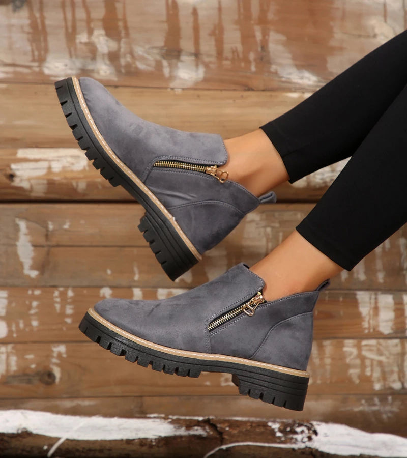 Miladie - מגף אורטופדי עם רוכסן בצד