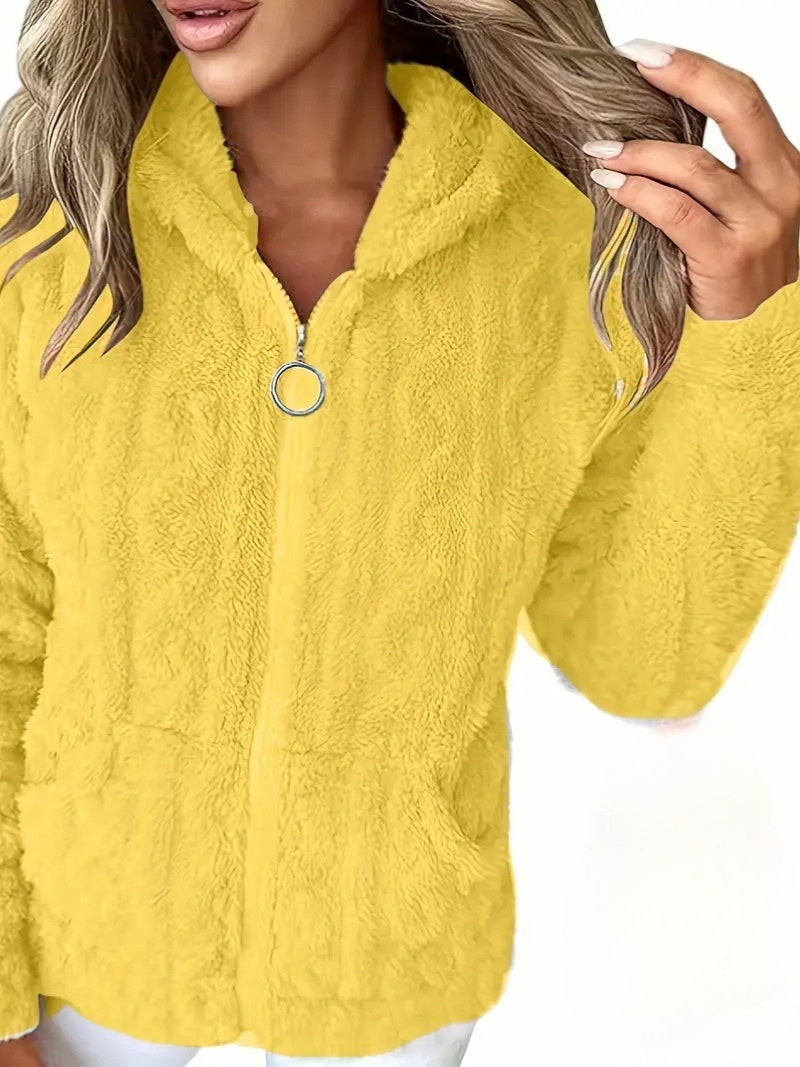 Ganka - סווטשירט עם רוכסן ושרוולים ארוכים