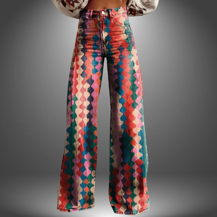 Estelle - מכנסיים אמנותיים פרימיום