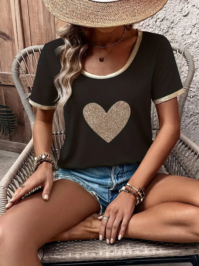 Lamprini - חולצת טי שרוול קצר אלגנטית