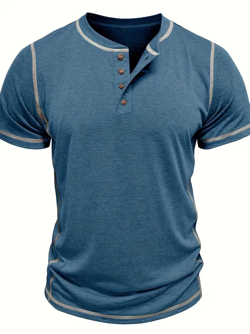 Orazio - חולצת טי שרוול קצר עם כפתורים