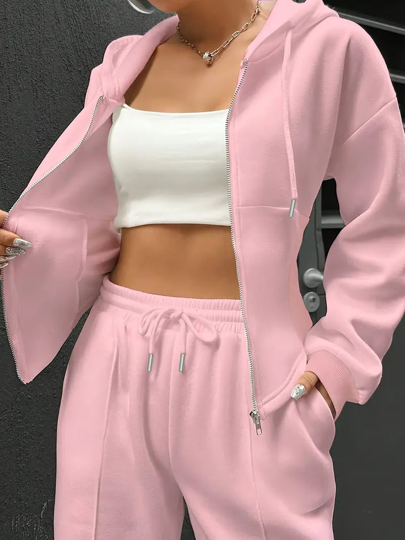 Nanci - סט שני חלקים קז'ואל עם שרוולים ארוכים