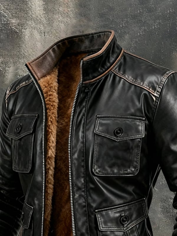 Crowley - מעיל חוץ בסגנון רטרו