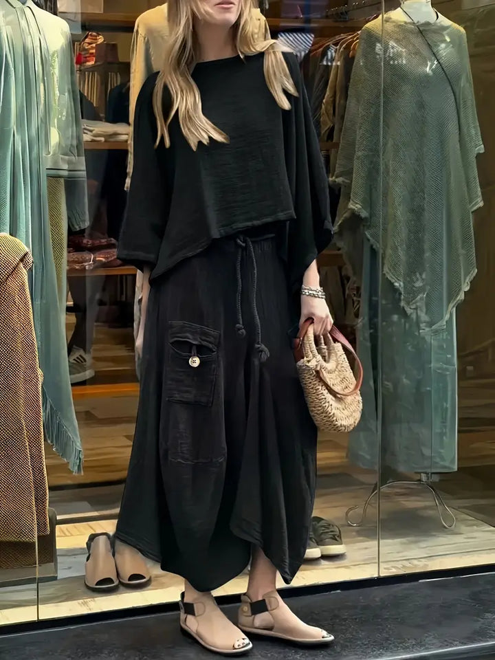 Phonsen - סט חולצה וחצאית פרימיום