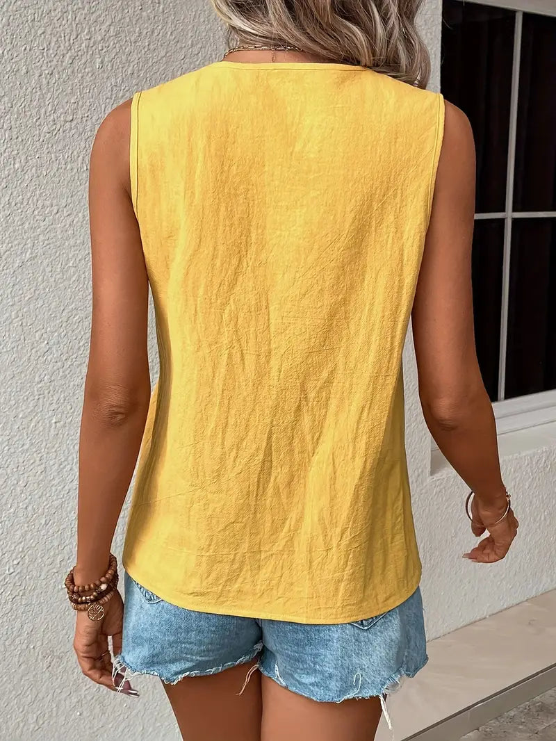 Liljana - חולצה אלגנטית ללא שרוולים