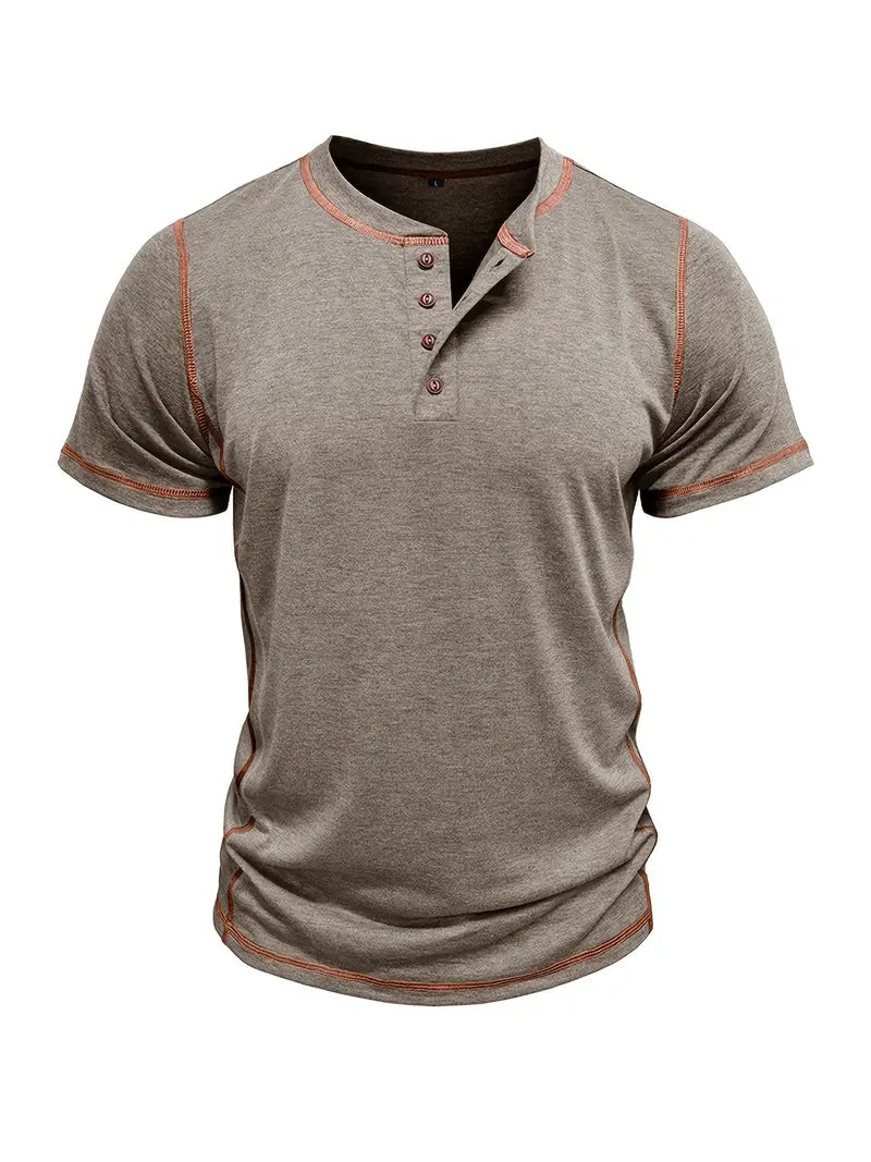 Orazio - חולצת טי שרוול קצר עם כפתורים