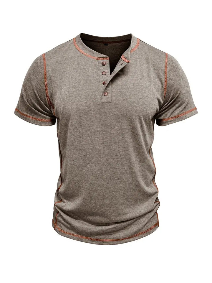 Orazio - חולצת טי שרוול קצר עם כפתורים