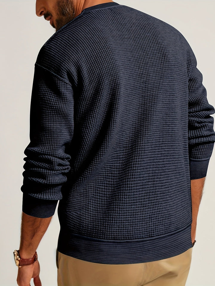 Renaud - חולצת וופל עם שרוולים ארוכים