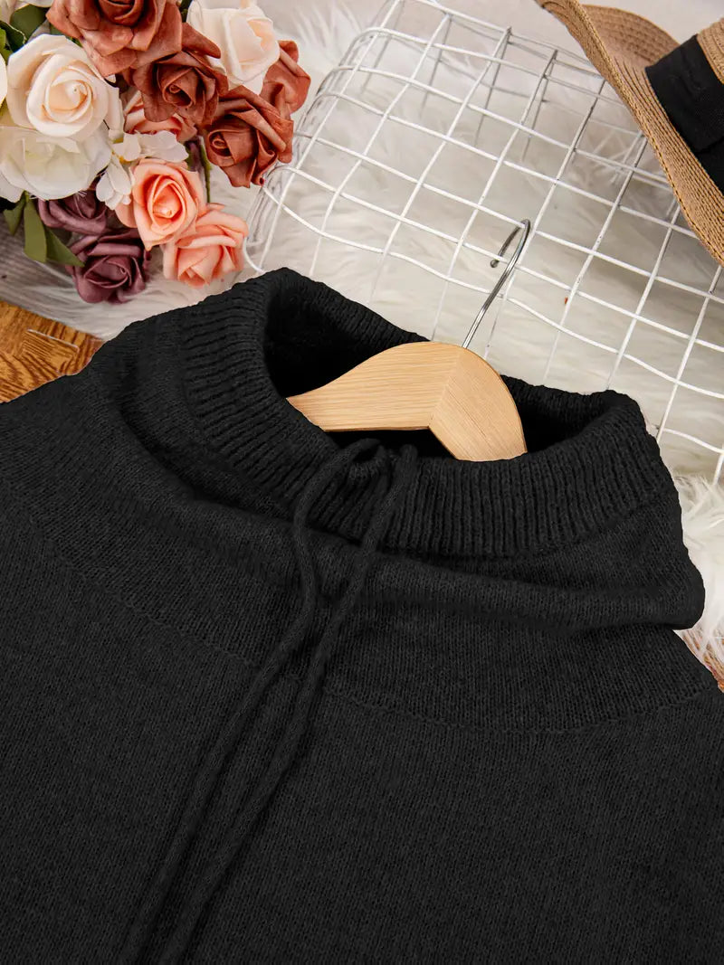 Natala - סוודר סרוג עם כיס קנגורו