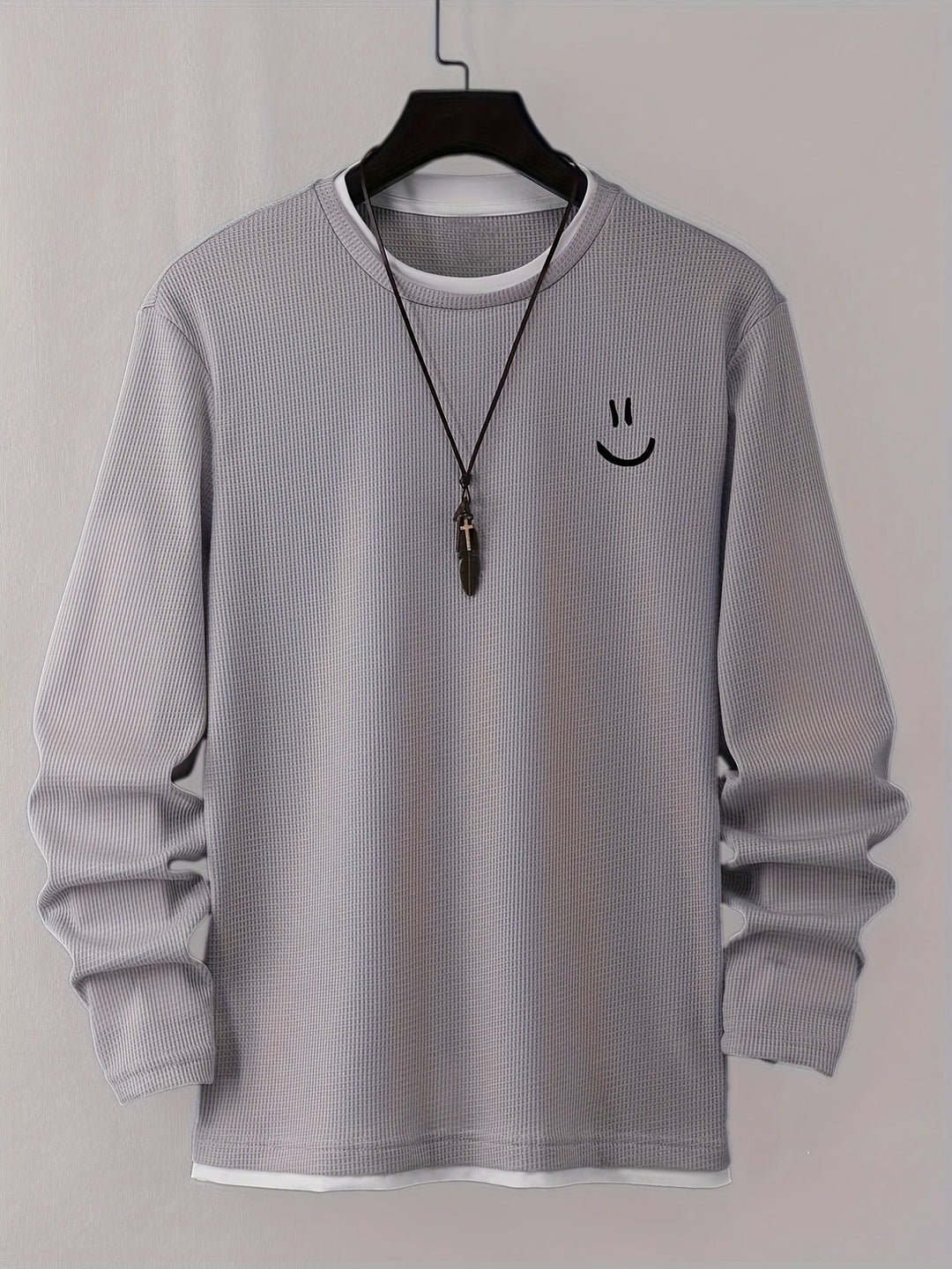 Desmond - חולצה ארוכת שרוולים עם הדפס פנים