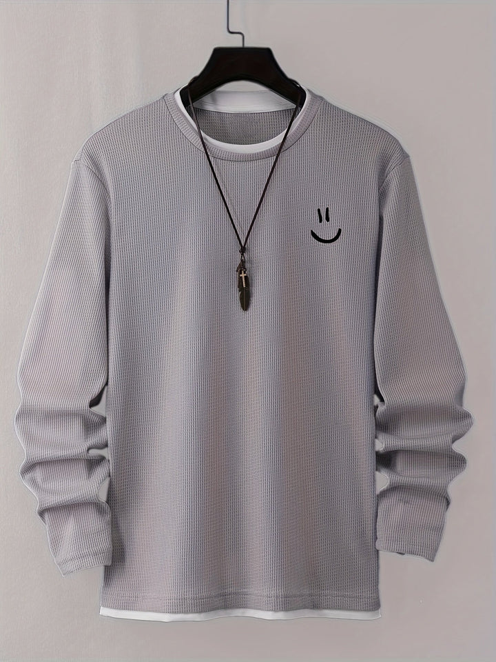 Desmond - חולצה ארוכת שרוולים עם הדפס פנים