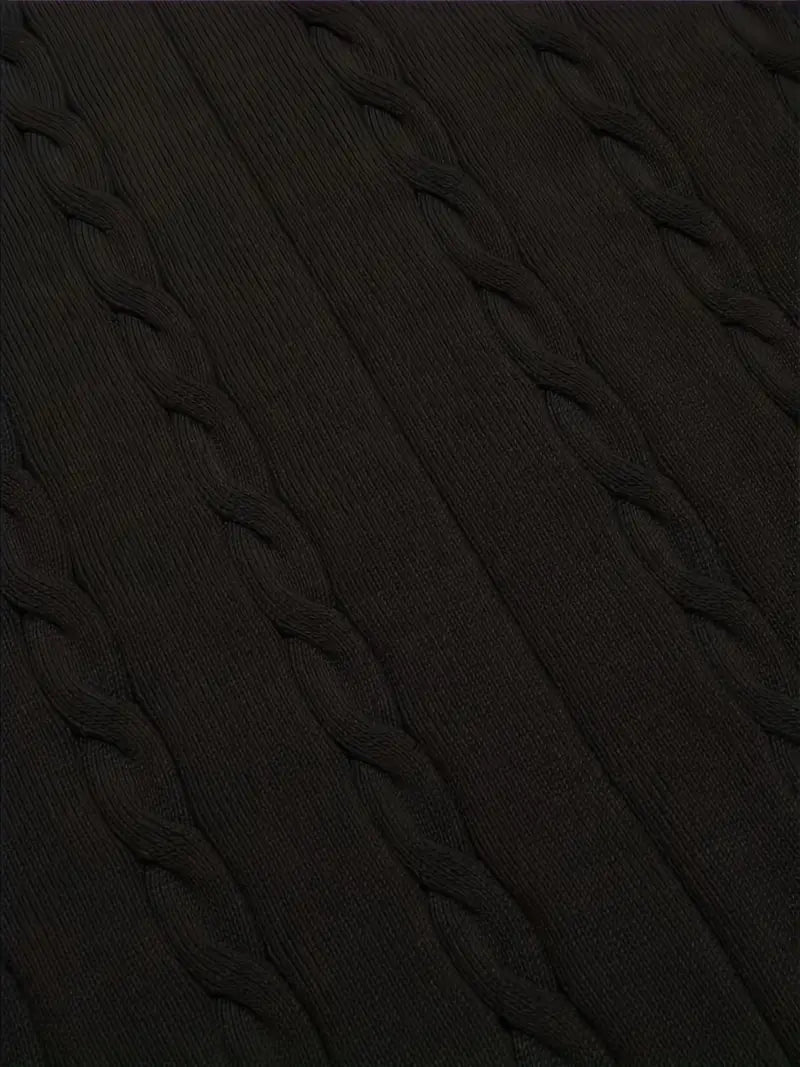 Duane - סוודר סרוג ללא שרוולים עם צווארון V