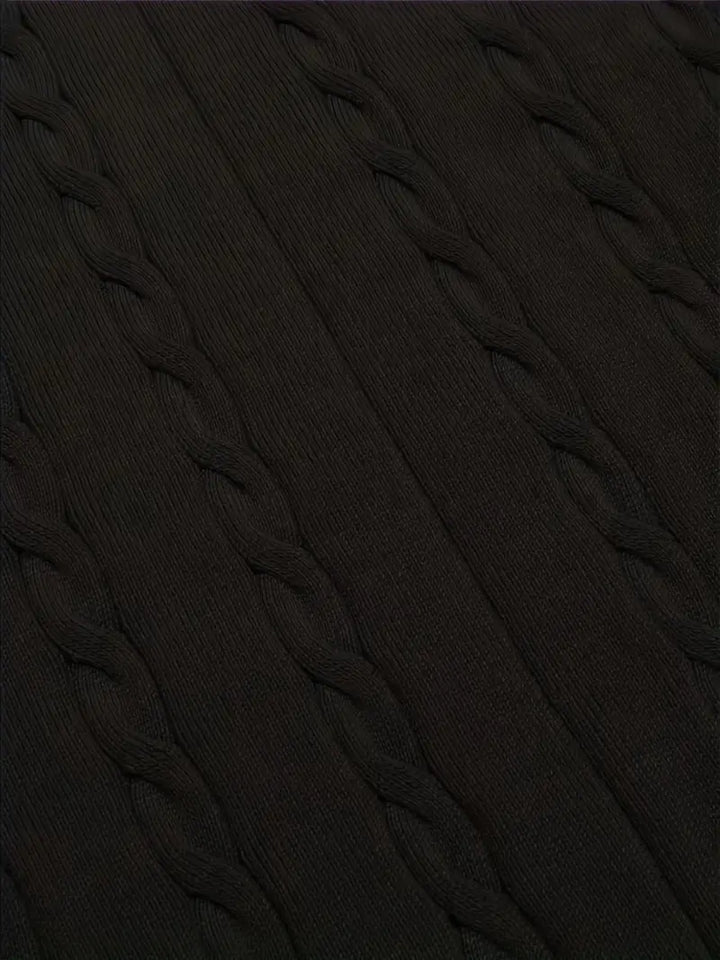 Duane - סוודר סרוג ללא שרוולים עם צווארון V