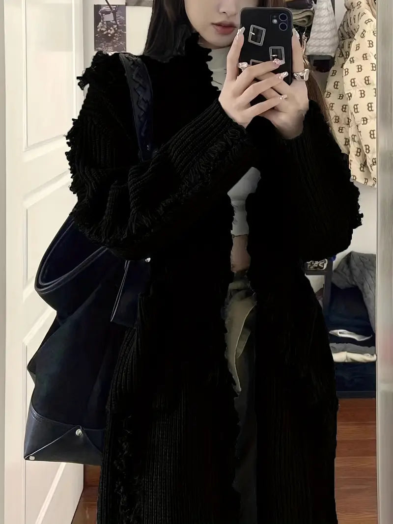 Ramziya - אלגנטיציצה ארוכהקרדיגןעםכיס