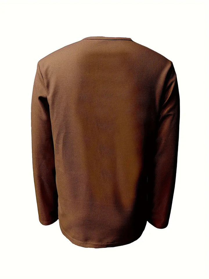 Pablo - חולצת סריג קז'ואל עם שרוולים ארוכים