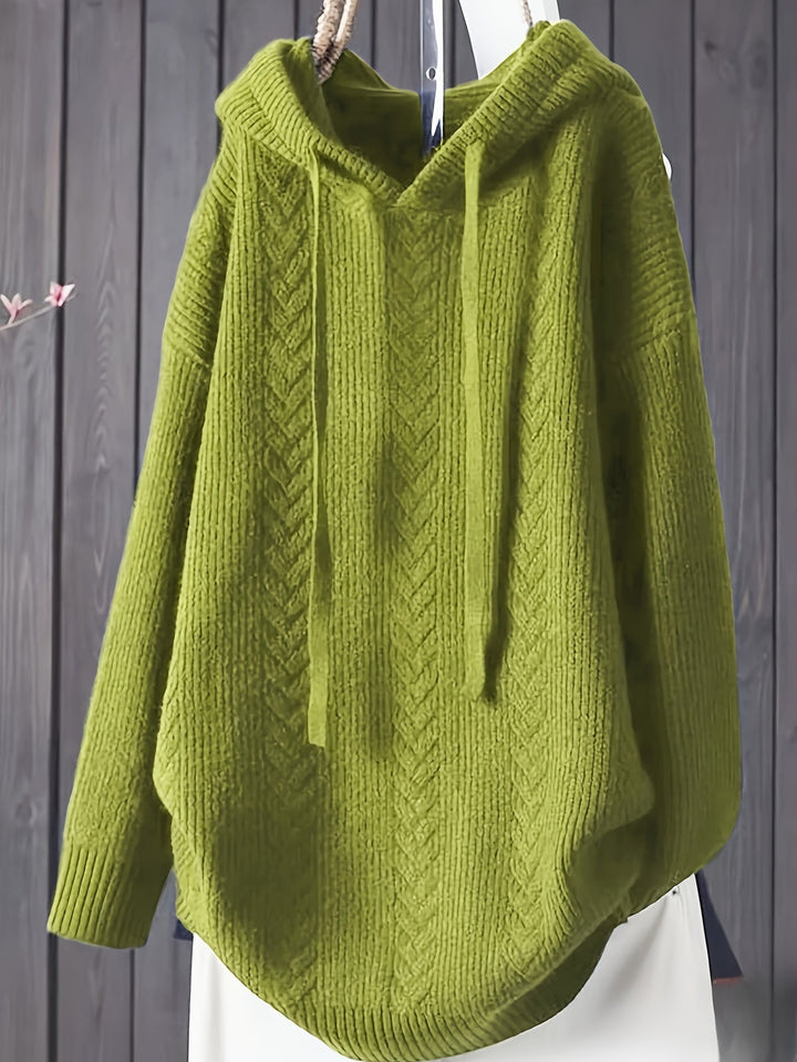 Genivee - סווטשירט ארוך שרוולים סרוג