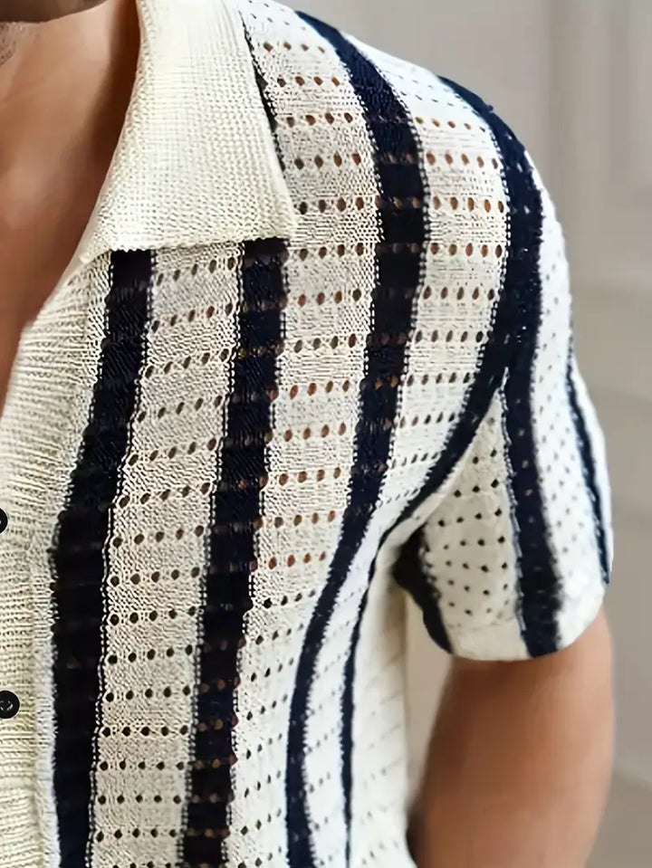 Cordell - סוודר קצר עם שרוולים קצרים ונושם