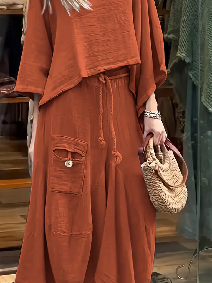 Phonsen - סט חולצה וחצאית פרימיום