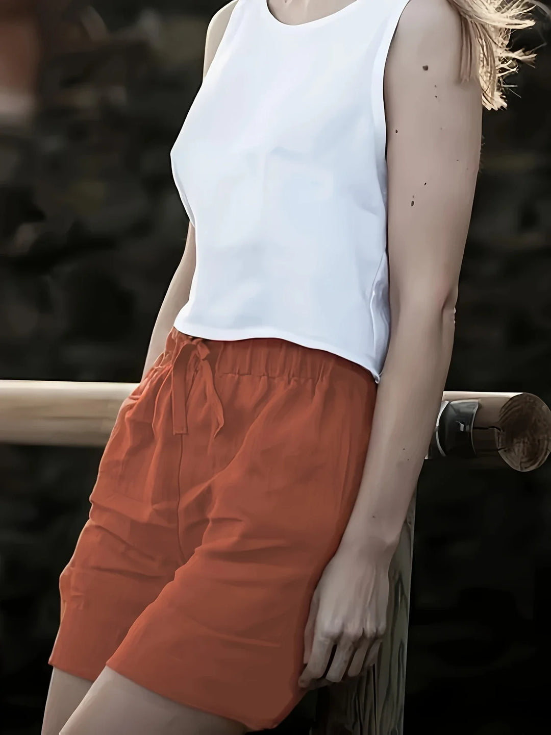 Niamh - מכנסיים קצרים קז'ואליים לקיץ עם כיס