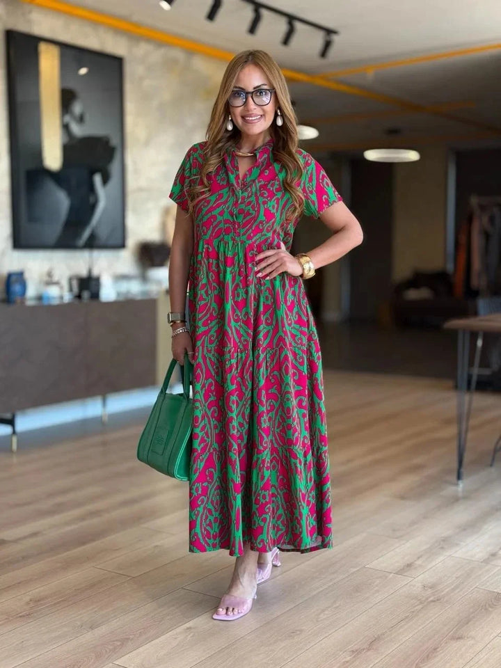 Jubilee - שמלת קו A מודפסת בגזרה רפויה