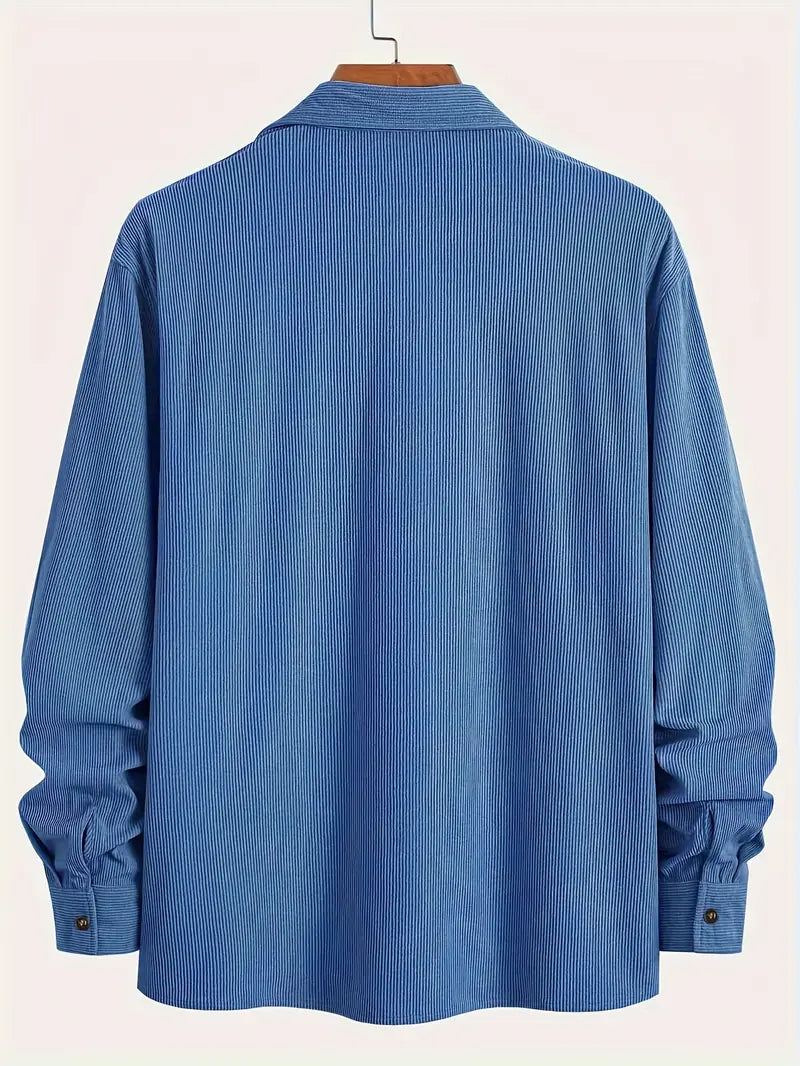 Rickey - חולצת קורדרוי מכופתרת בסגנון קז'ואל