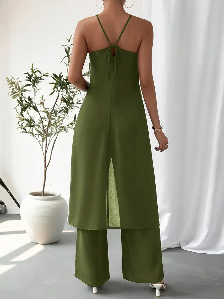 Eirini - סט אלגנטי ללא שרוולים