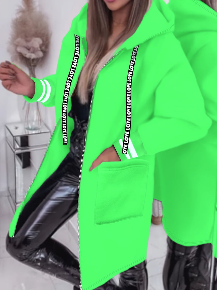 Nicola - ז'קט ארוך עם כיסים בצדדים