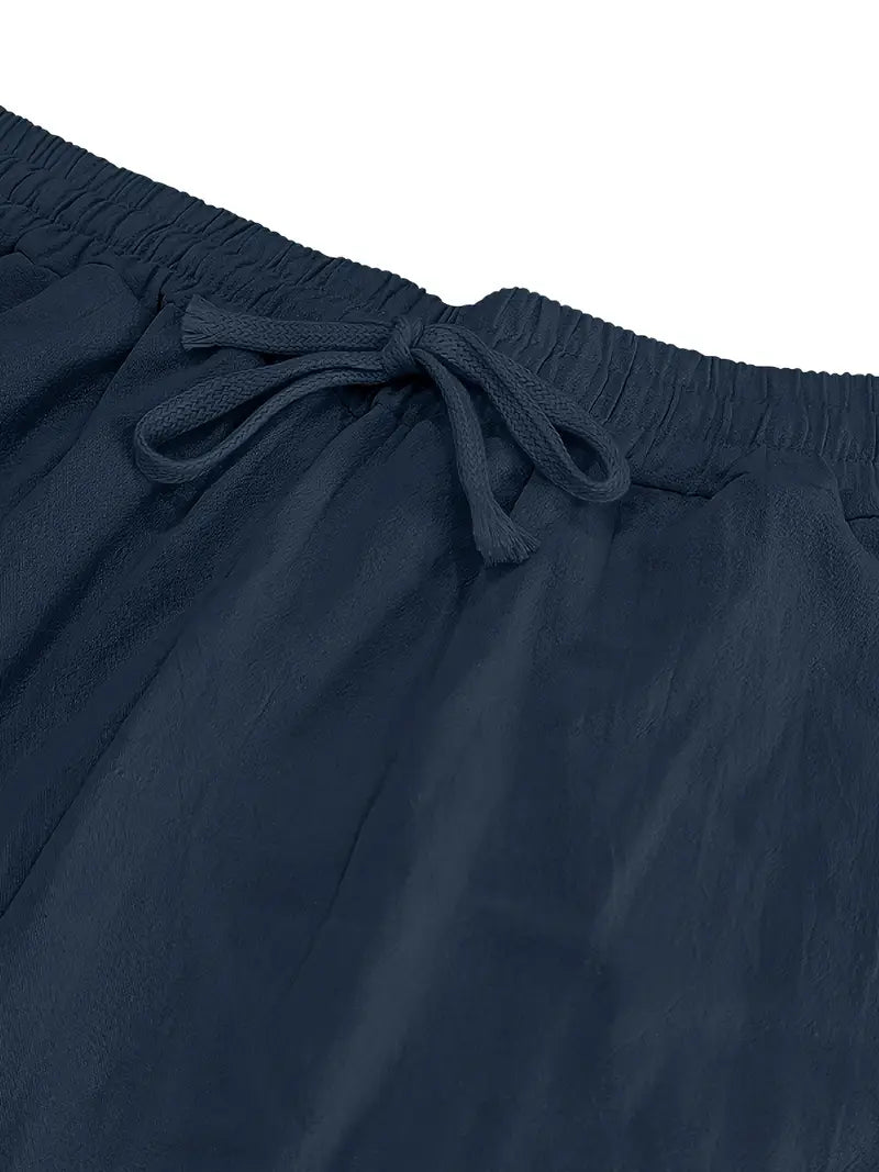 Kirk - מכנסי כותנה נושמים עם כיסים