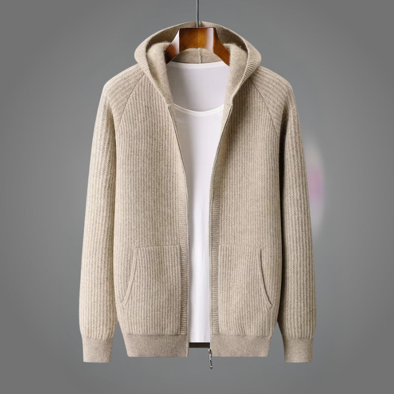 Romain - סווטשירט סרוג עם רוכסן