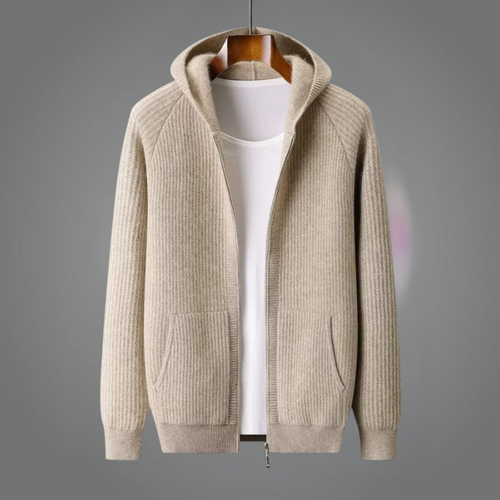 Romain - סווטשירט סרוג עם רוכסן