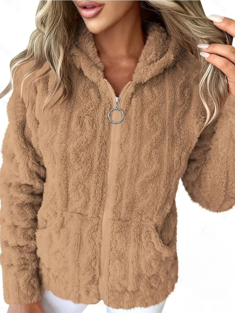 Ganka - סווטשירט עם רוכסן ושרוולים ארוכים