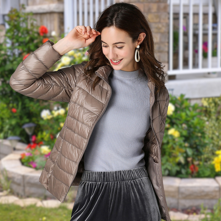 Isla - מעיל אטום למים בצבע לבן