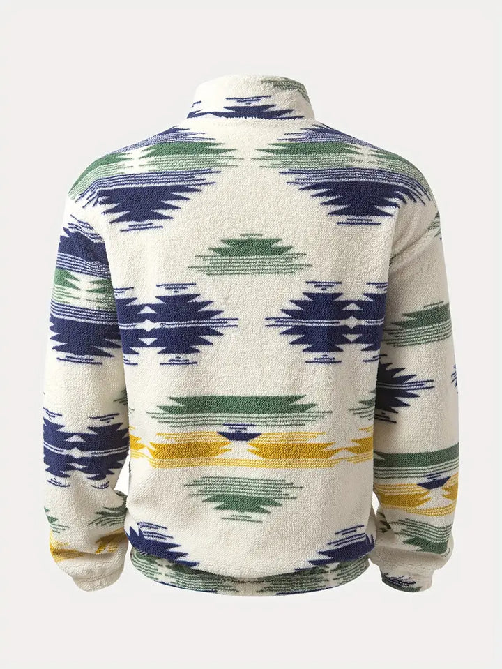 Clinton - סווטשירט עם רוכסן חצי ואפודה