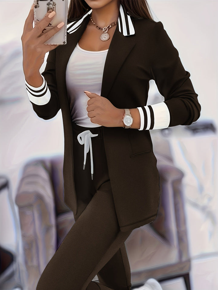 Ingelore - סט שני חלקים מפוספס ואופנתי