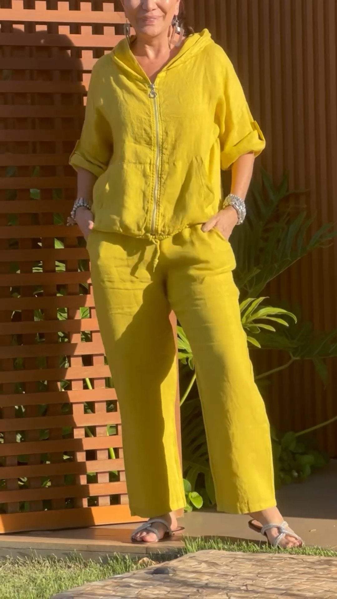 Pietra - חליפת קפוצ'ון דו-חלקית עם רוכסן