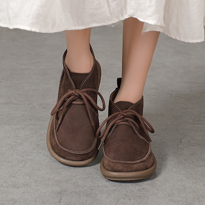 Lirinda - מגפי עור עם שרוכים