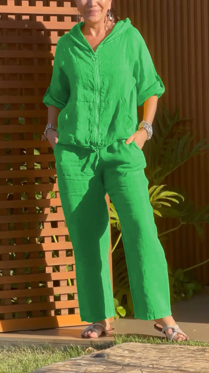 Pietra - חליפת קפוצ'ון דו-חלקית עם רוכסן