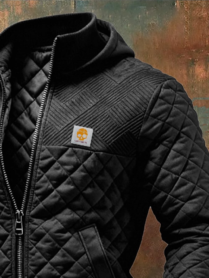 Istvan- ז'קט מרופד עם טלאים וכיסים מרובים