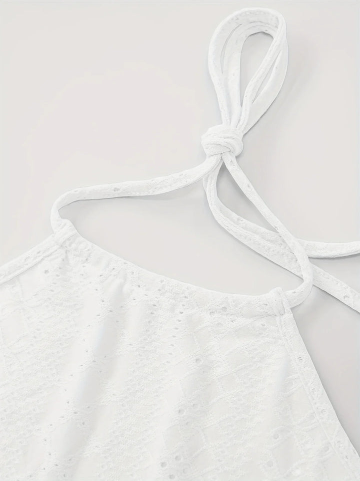 Despina - סט אלגנטי של חולצת קיץ ומכנסיים קצרים