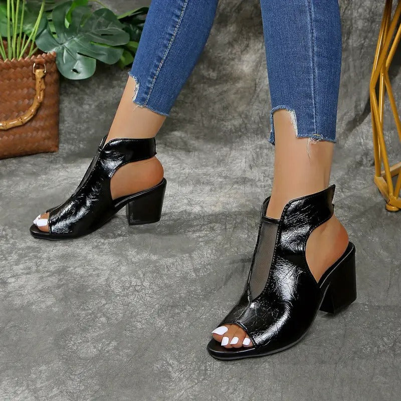 Thomis - סנדלי עור עם אצבעות פתוחות ומניעת החלקה