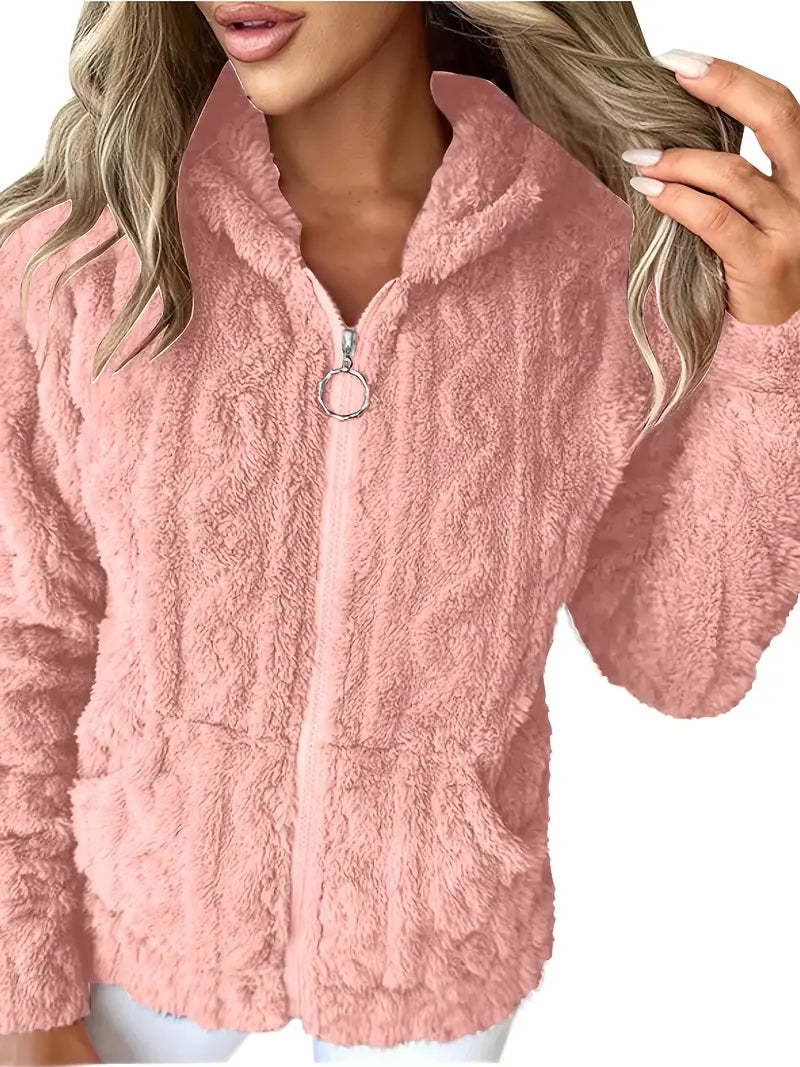 Ganka - סווטשירט עם רוכסן ושרוולים ארוכים