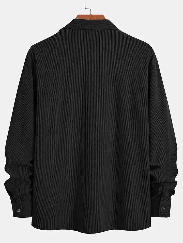 Rickey - חולצת קורדרוי מכופתרת בסגנון קז'ואל