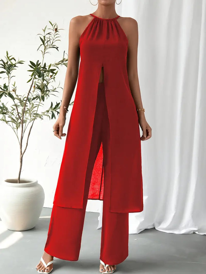 Eirini - סט אלגנטי ללא שרוולים