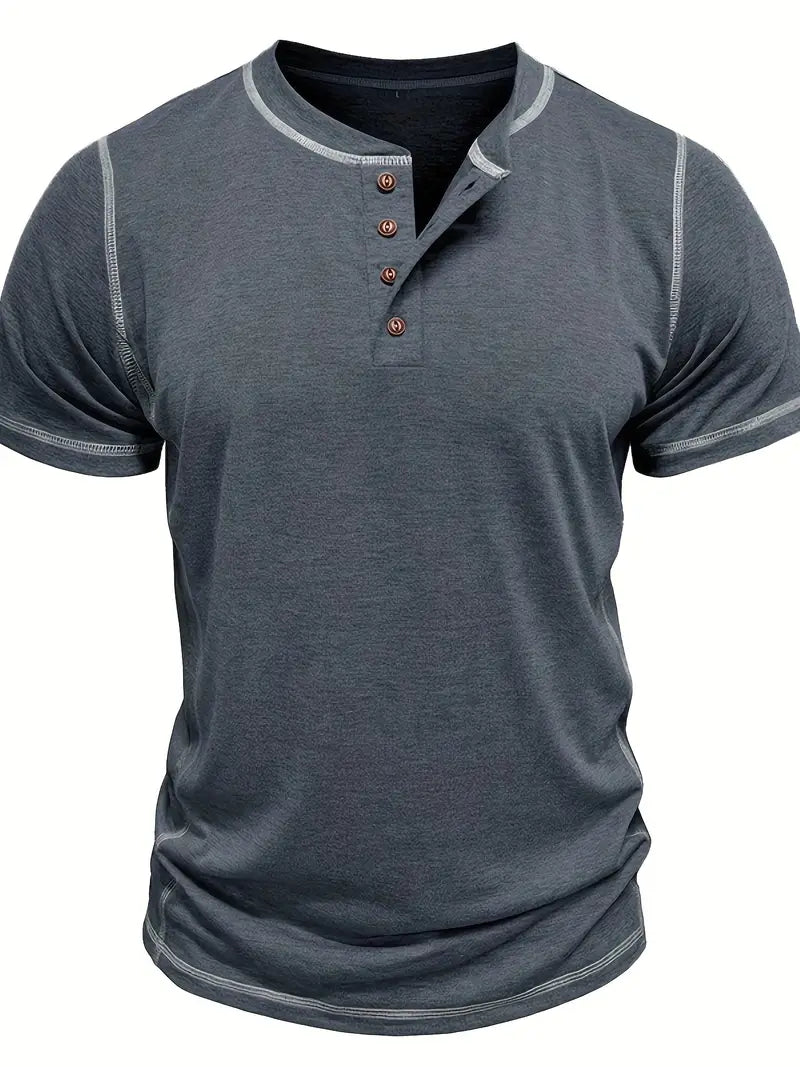 Orazio - חולצת טי שרוול קצר עם כפתורים