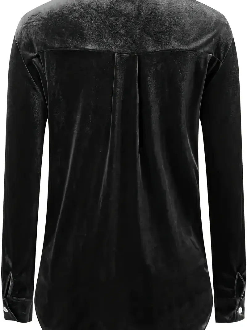 Geanie - חולצה עם שרוולים ארוכים וכיסים קדמיים