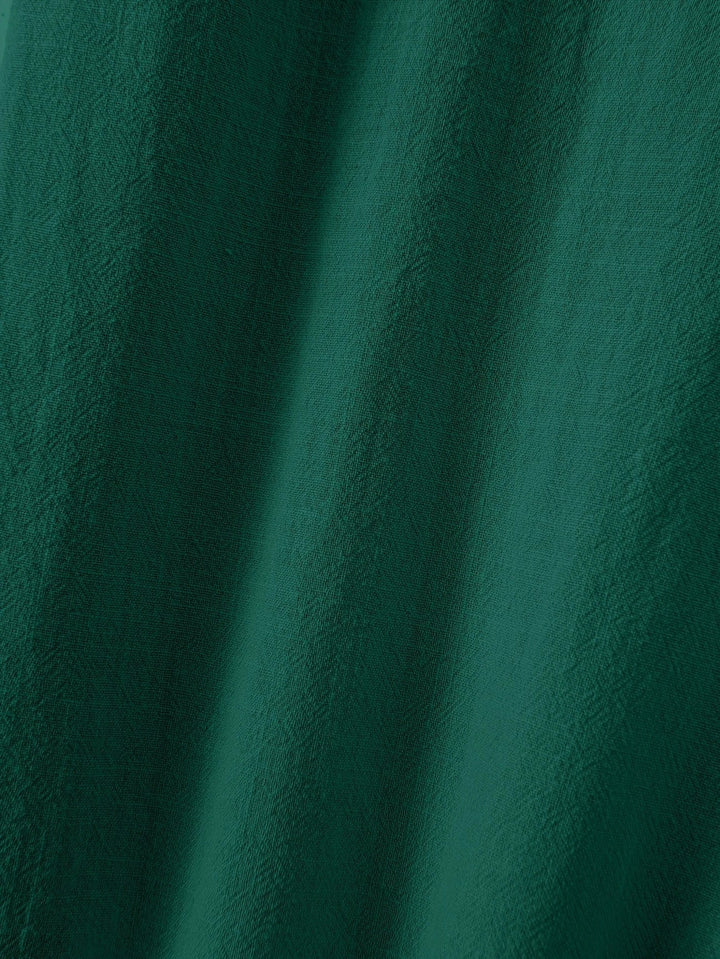 Nerida - חולצת צווארון V אופנתית עם שרוולים קצרים