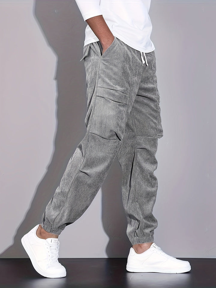 Blevin - מכנסי קרגו עם כיסים מרובים